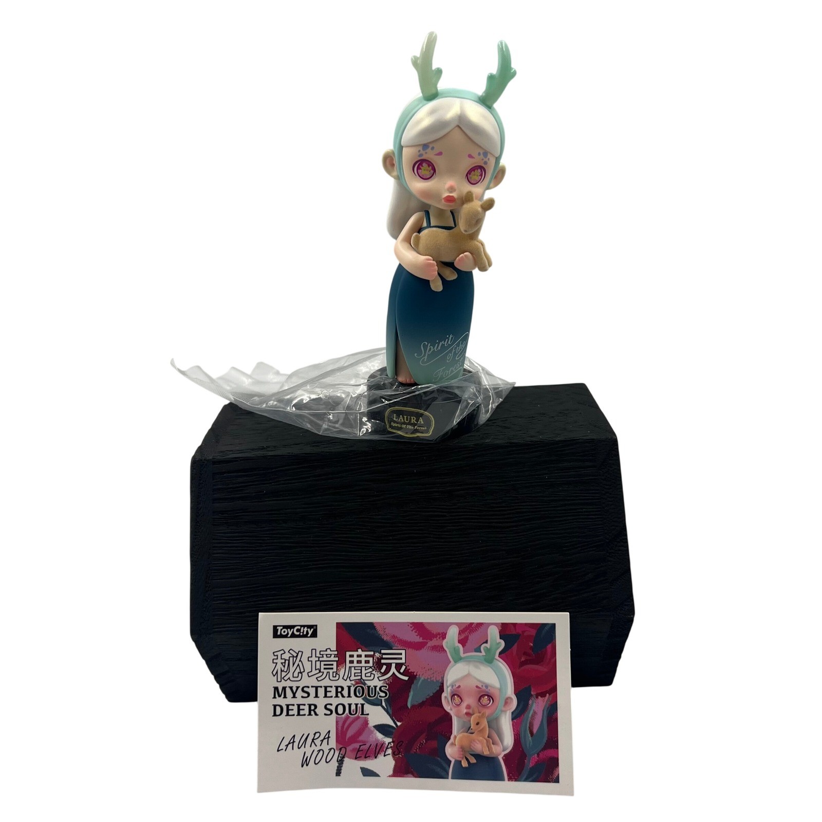 ToyCity LAURA Elfi del Legno Anima di Cervo Misteriosa Figura Confermata con Card