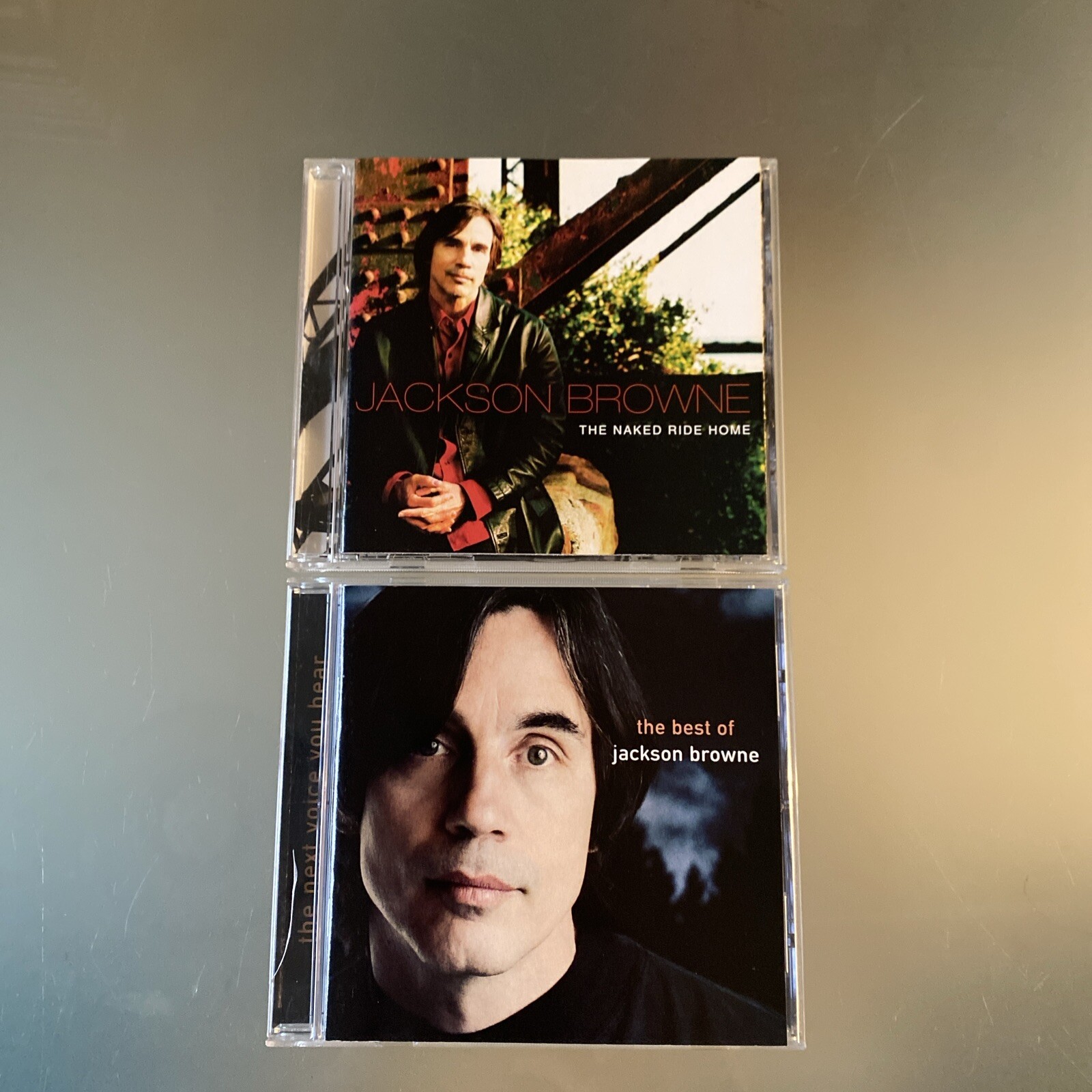 Jackson Browne 2 💿 LOT- Naked Ride Home & Next Voice: Best of Jackson  VG+