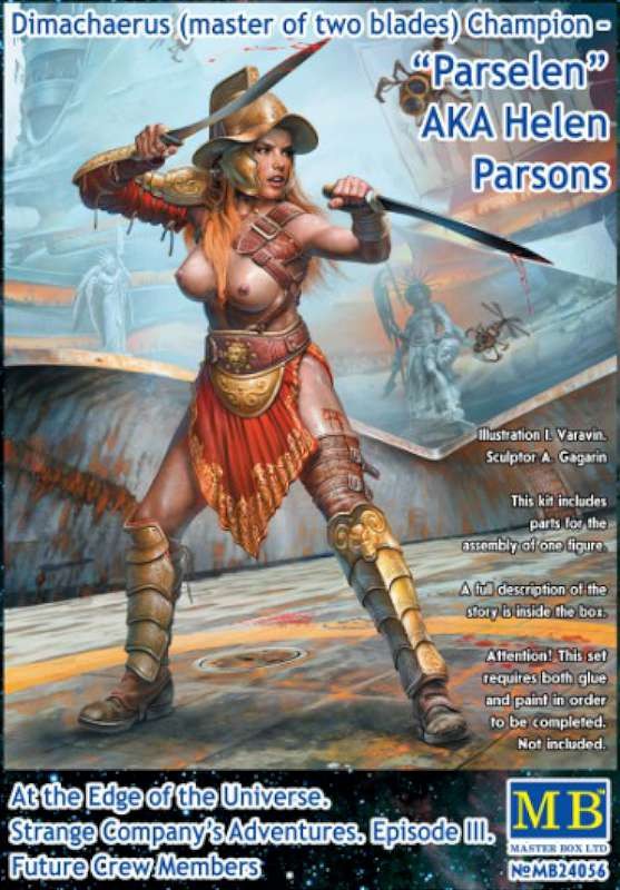 1/24 Ai confini dell'universo: Dimachaerus Champion Parselen Galassia Femmina Gl