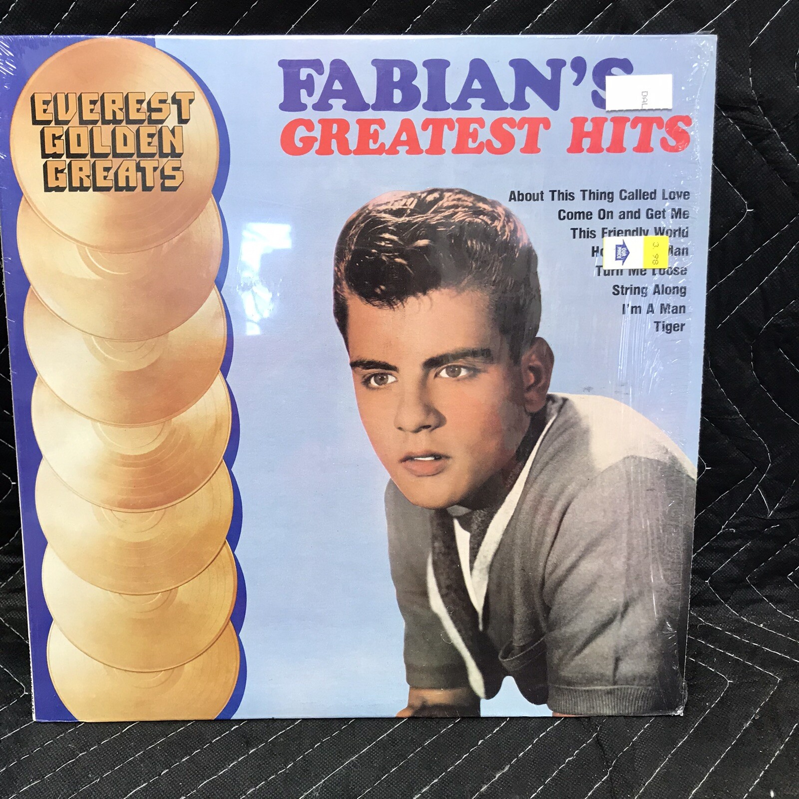 Fabians Greatest Hits Album Vinyl Record LP H5