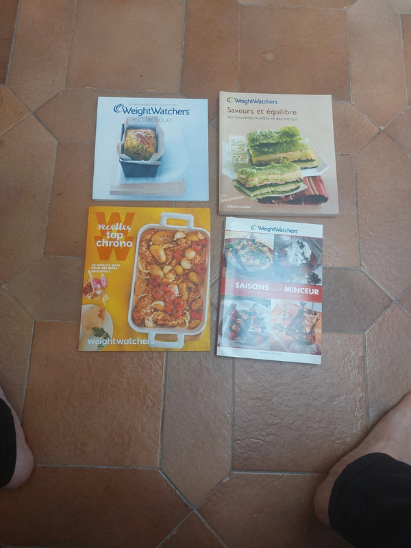 Lot 4 livres Weight Watchers