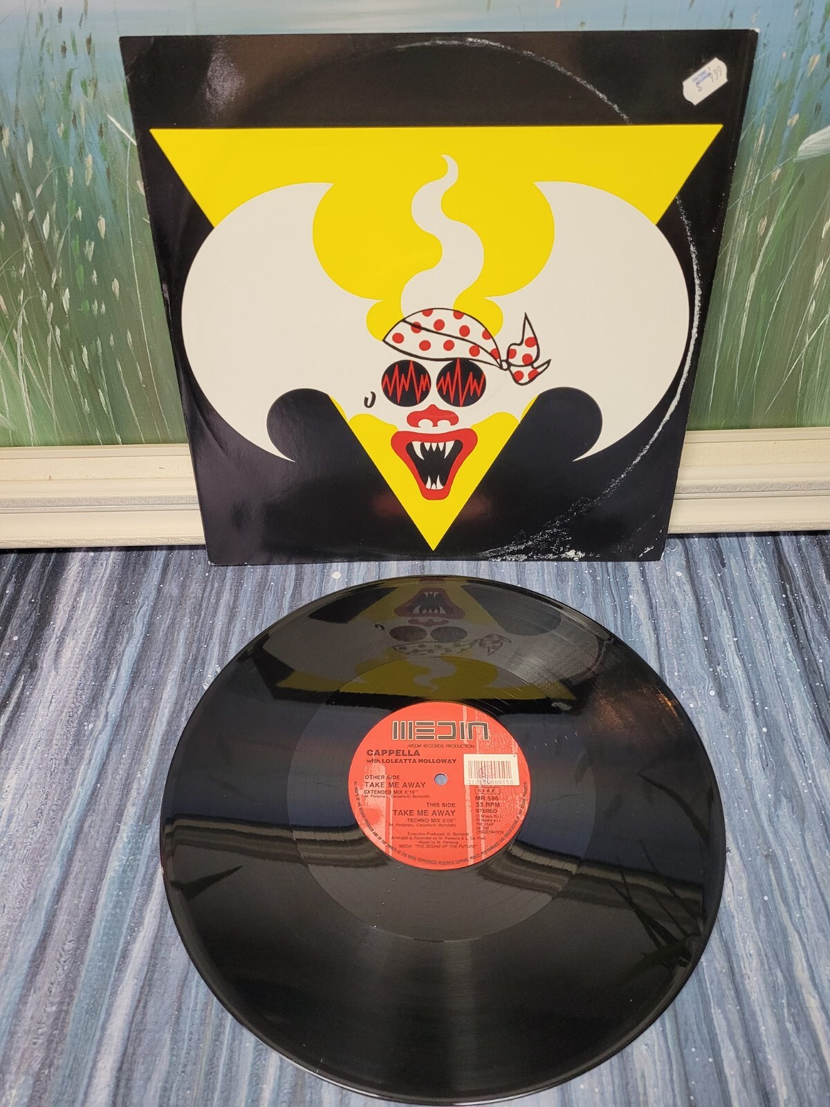 cappella with Loleatta holoway take me away vinyl record / R4 crate