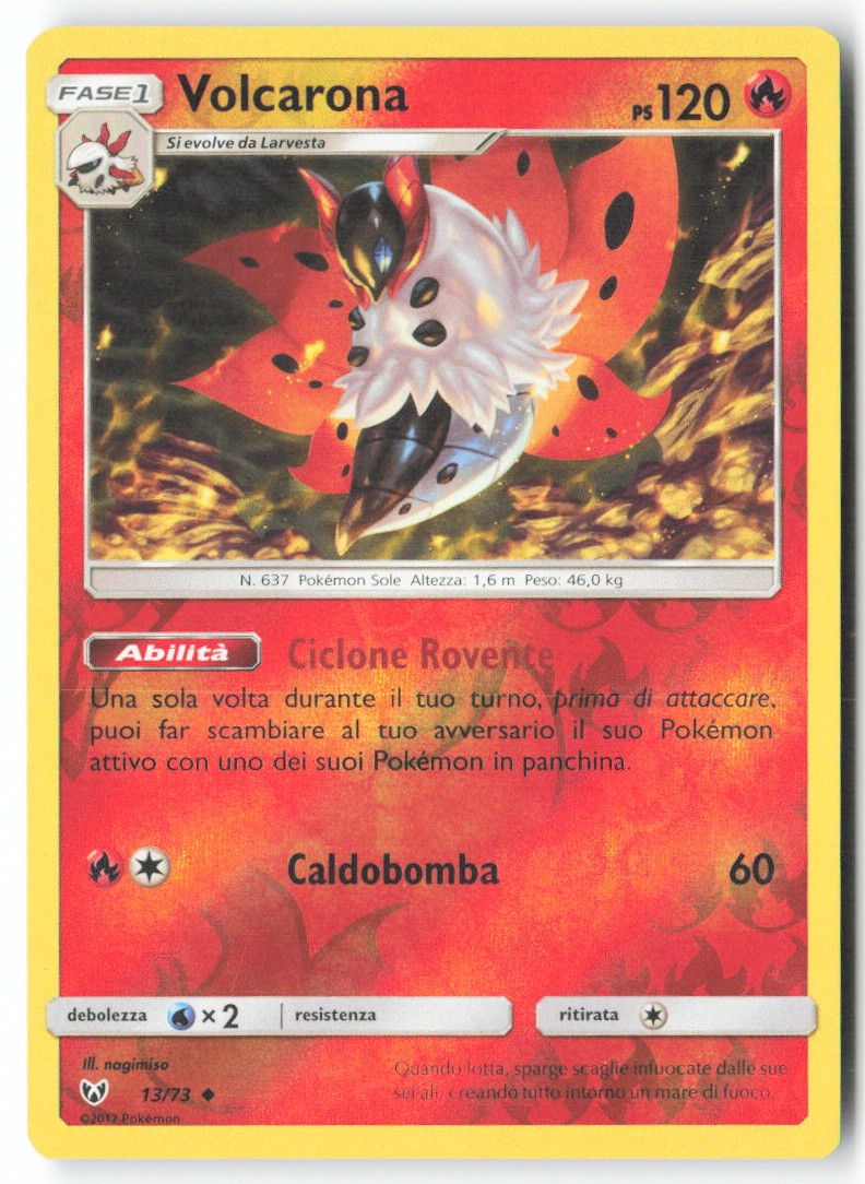 [T890] Volcarona Reverse 13/73 ITA