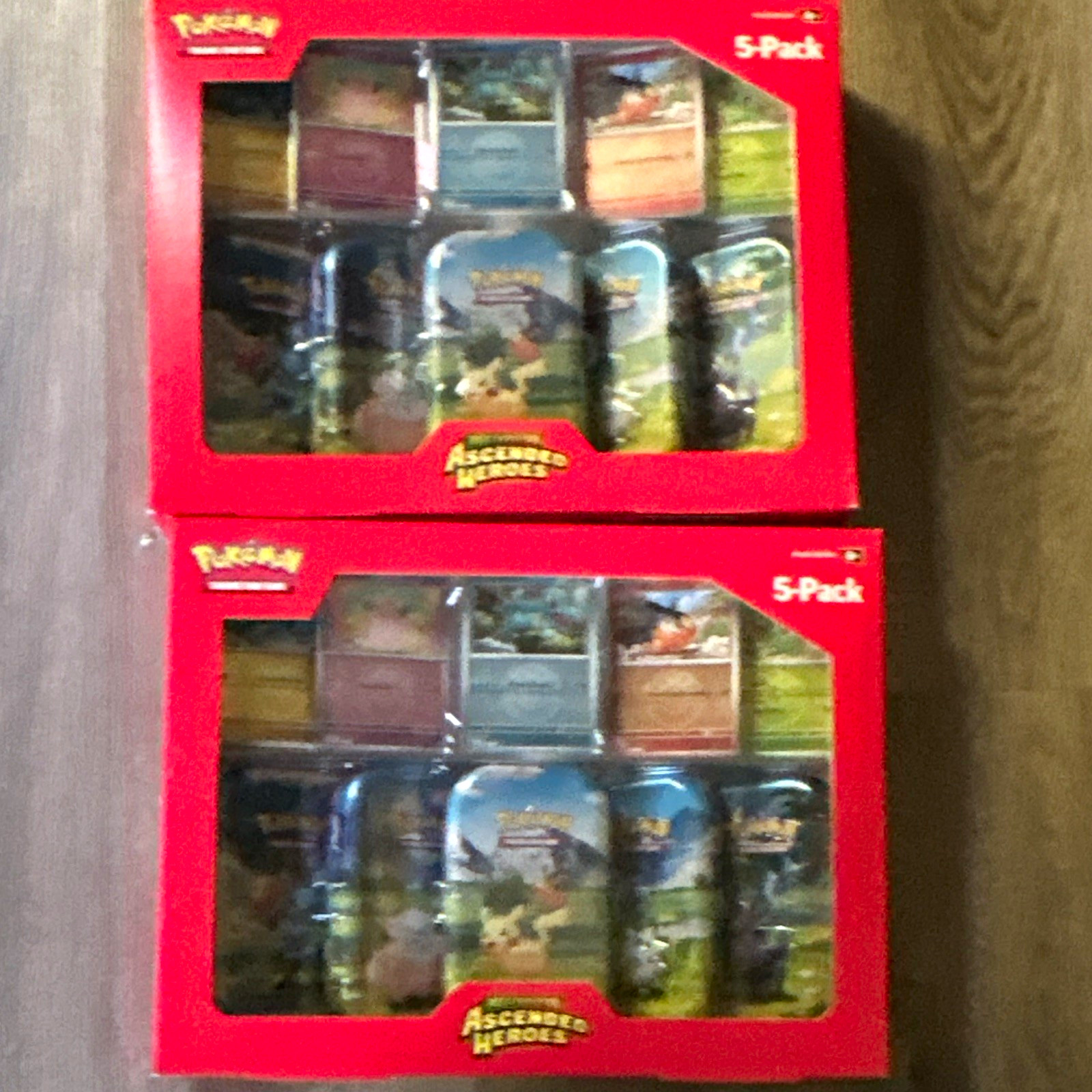 Pokémon TCG Ascesed Hero’s 5 Tin set x2 (esclusiva Costco)