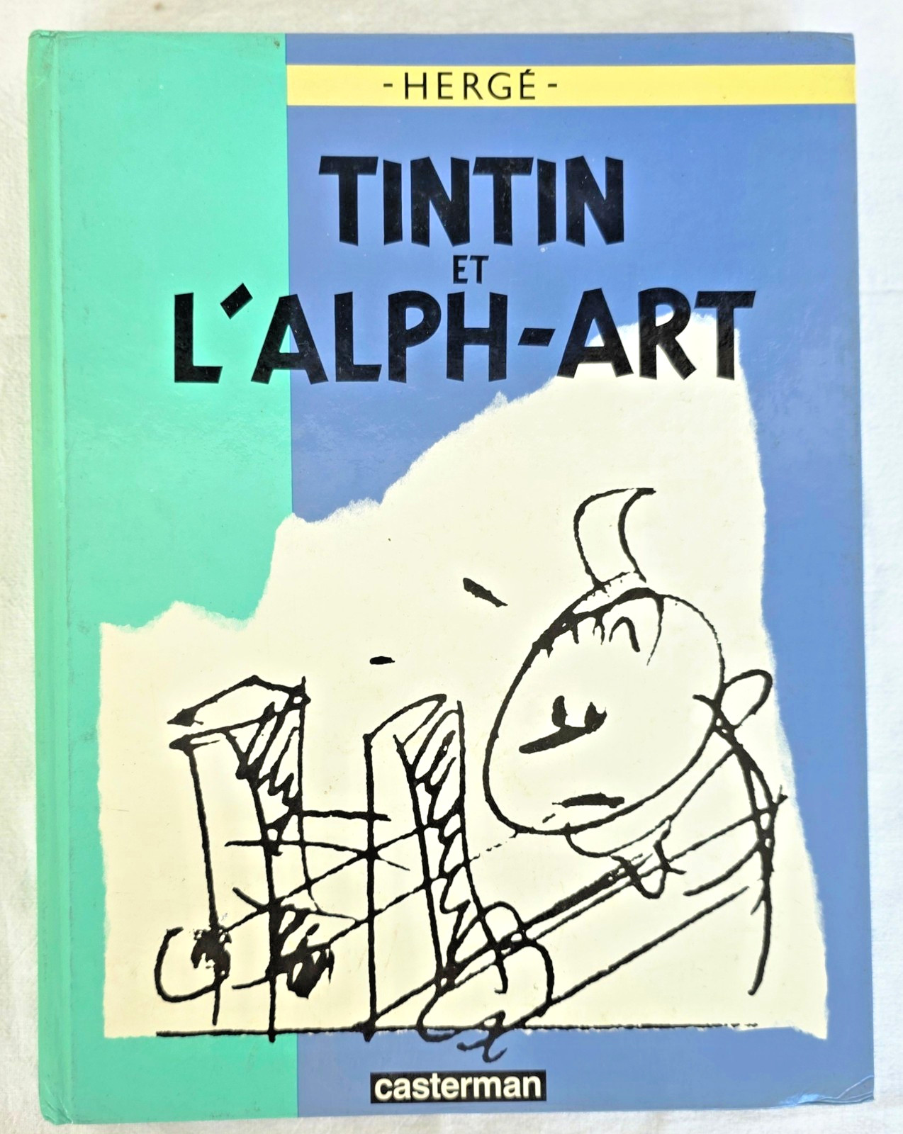 TINTIN ET L'ALPH-ART (HERGE') CASTERMAN 1986 1a EDIZIONE COME NUOVO