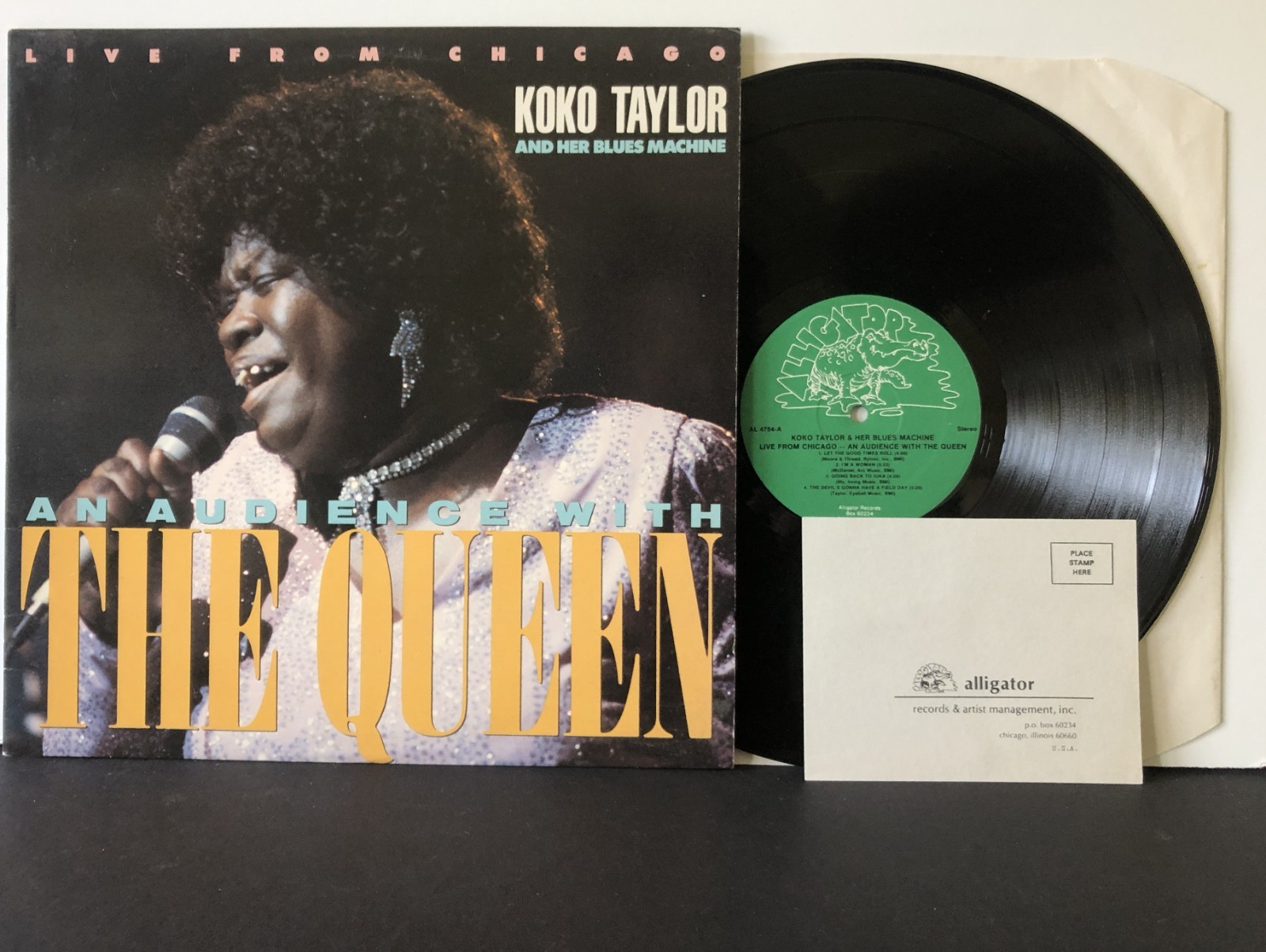 Koko Taylor & Her Blues Machine AN AUDIENCE WITH THE QUEEN 1987 Alligator EX/NM