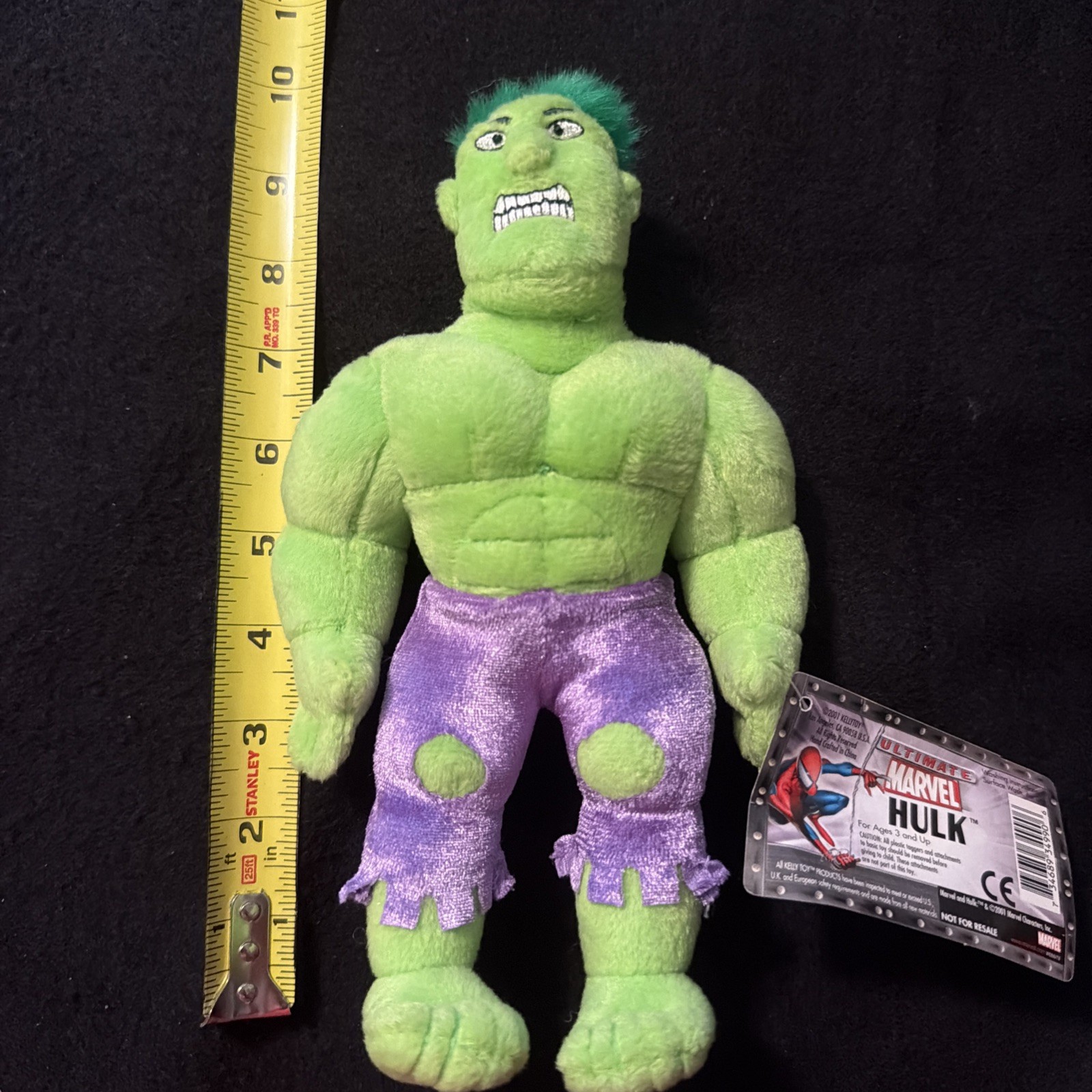 Peluche Hulk Ultimate Marvel Kelly giocattolo 10 pollici