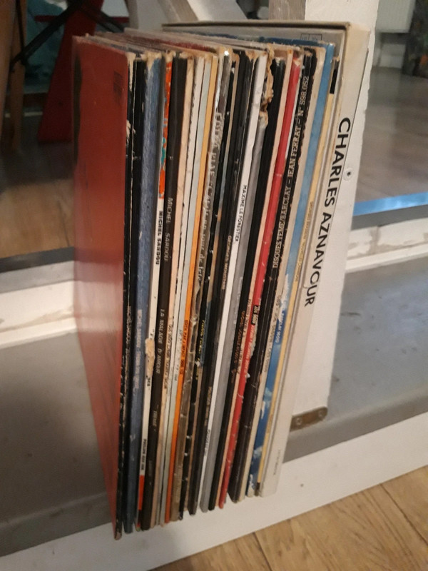 Lot 25 Vinyles Français