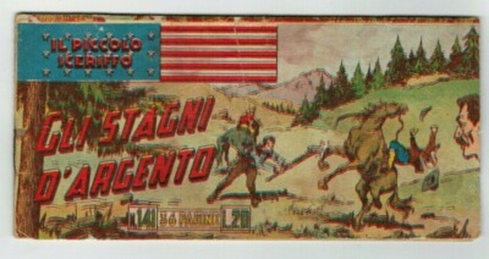 STRISCIA ORIGINALE IL PICCOLO SCERIFFO I SERIE N. 141 DEL 1951 - RARO