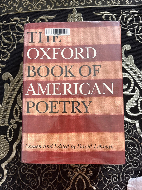 The Oxford book of American poetry