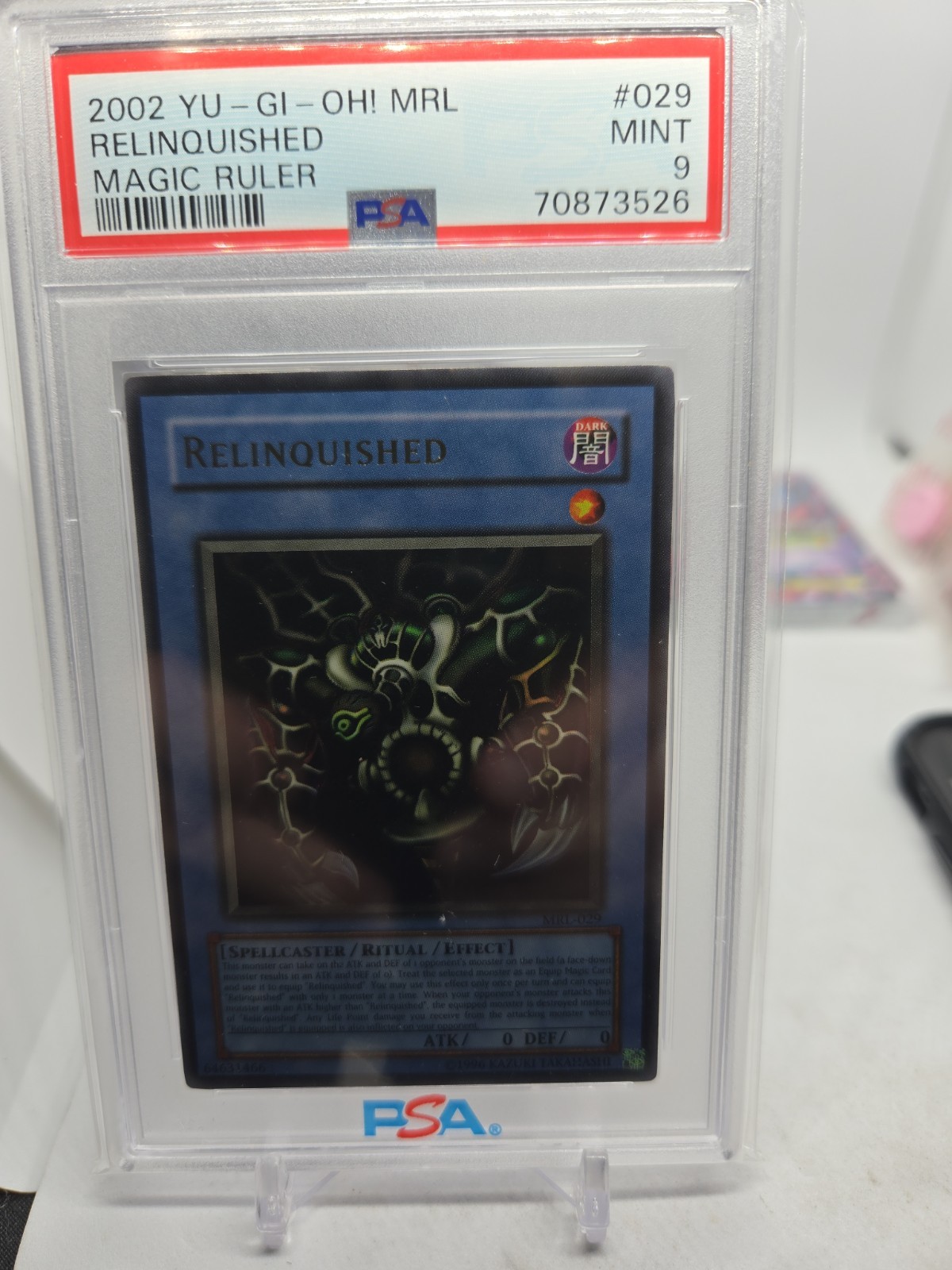2002 Magic Ruler Rinunciato #MRL029 PSA 9 --225
