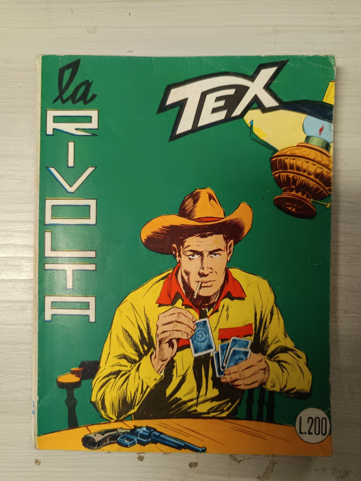Fumetto TEX N.56 LA RIVOLTA 1Ed. 1965 con il CONTINUA originale