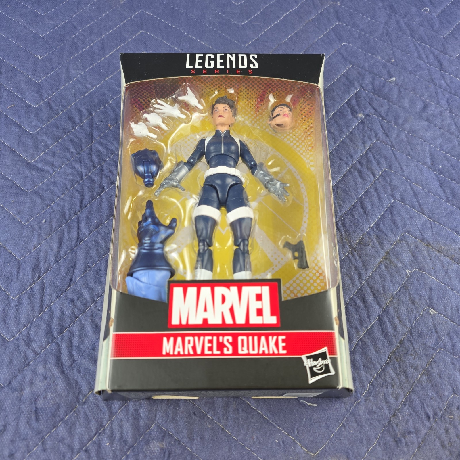 Marvel Legends Modellino MARIA HILL/QUAKE SHIELD 6" Completo