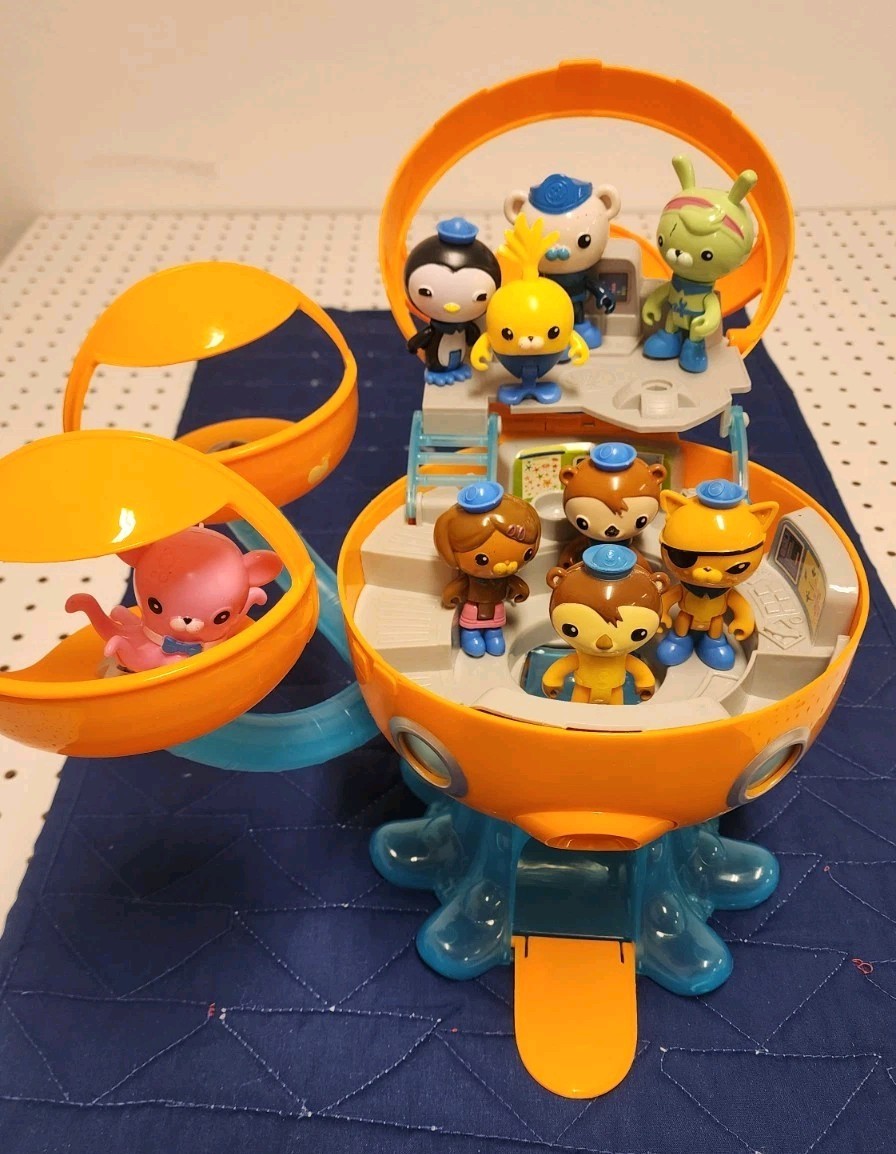 Fisher Price Octonauts Octopod Mandarin Chinese Lot 9 Figures Missing Arm, Pods