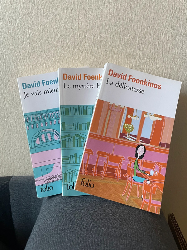 Lot de 3 livres David Foenkinos