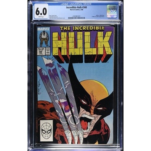 Incredible Hulk #340 (1988) fumetto CGC 6.0