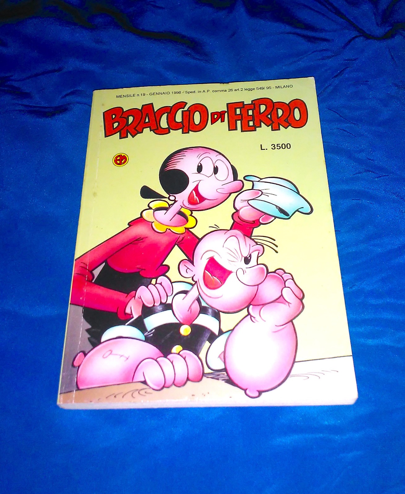BRACCIO DI FERRO MENSILE N.19 EDITORIALE METRO 1998 BROSSURA