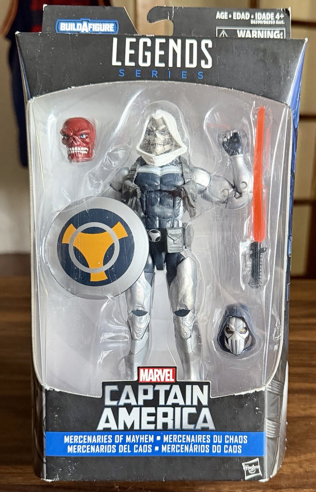 Marvel Legends 6" Figure Mercenaries of Mayhem Taskmaster Red Skull BAF New 2015