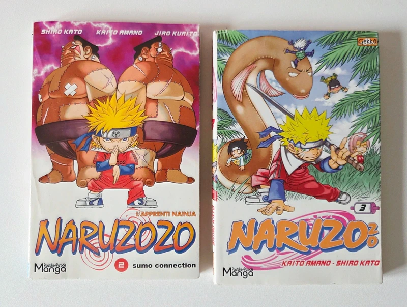 Lot Naruzozo tomes 2 + 3 – Parodie Naruto – Manga humour