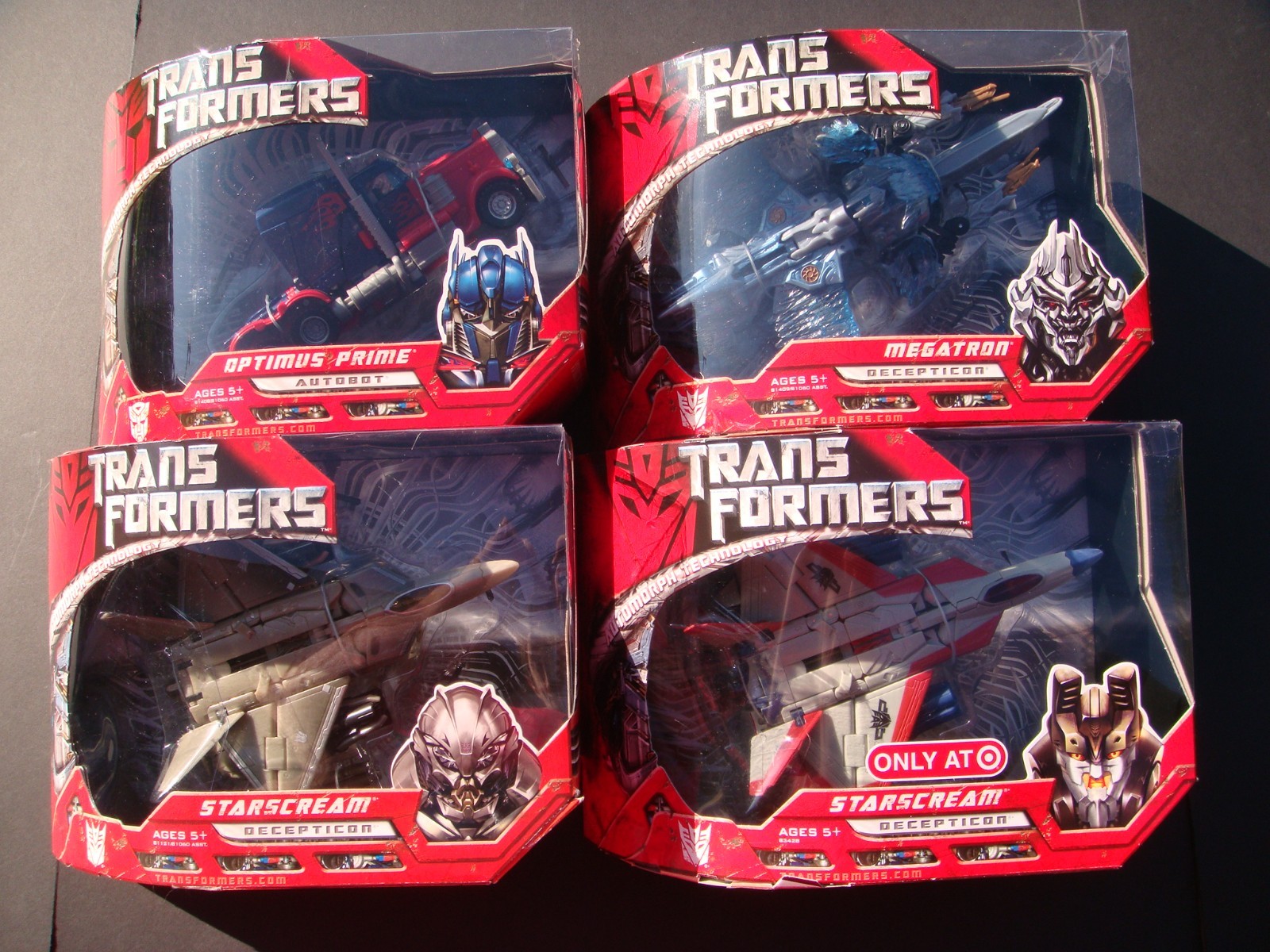 4 OPENED 100% COMPLETE TRANSFORMERS 2007 MOVIE VOYAGER CLASS
