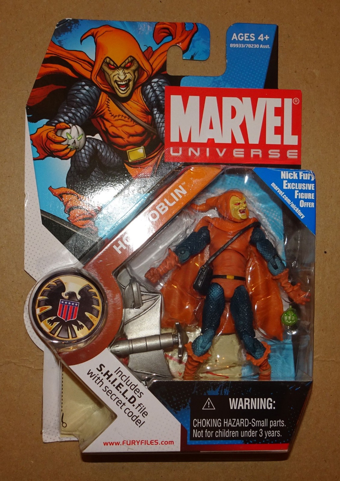 Marvel Universe Hobgoblin 3.75 Inch Action Figure 2009 Hasbro 3 3/4 030