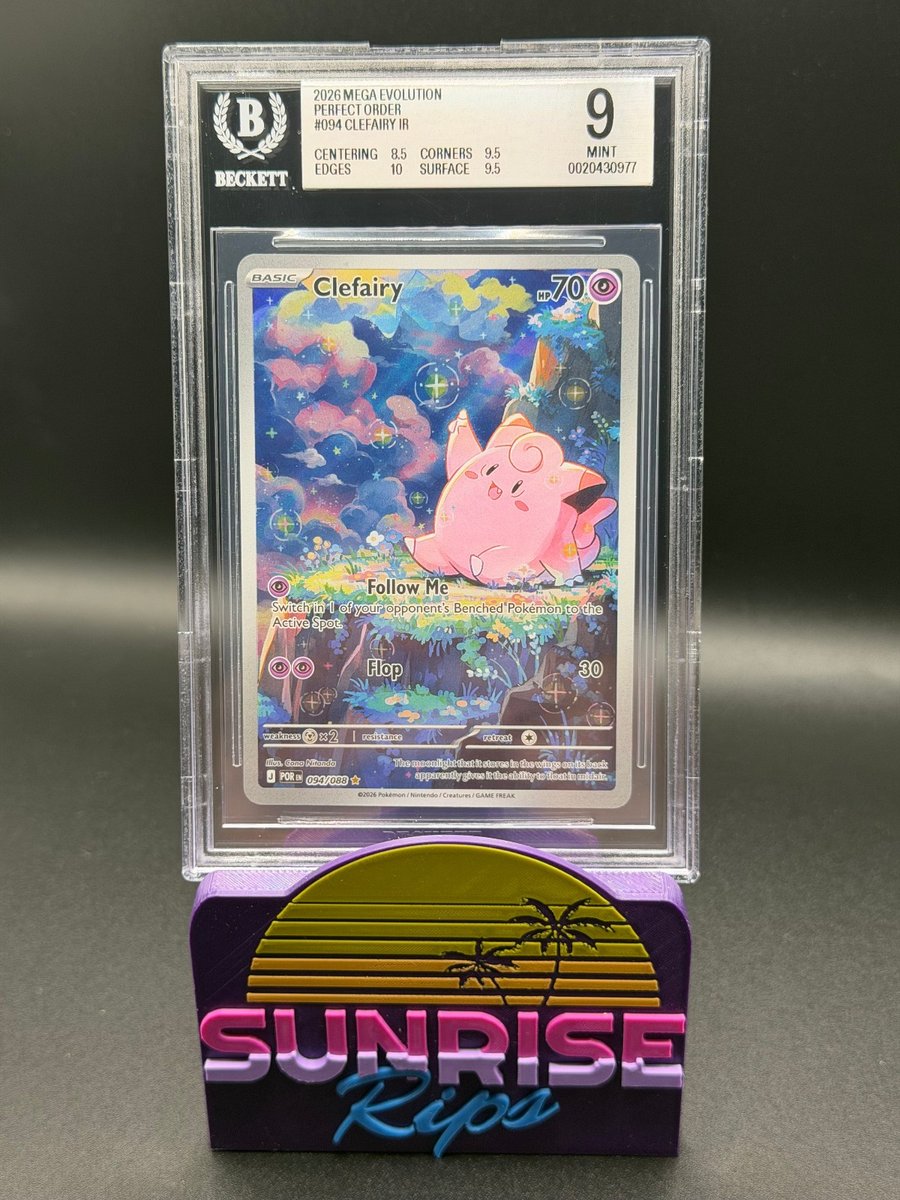 Clefairy 094/088 Me03: Pokemon ordine perfetto Holo BGS 9