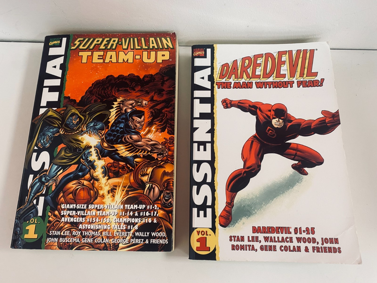 Marvel Comics Essential Super Villain Team Up #1 Essential Daredevil #1