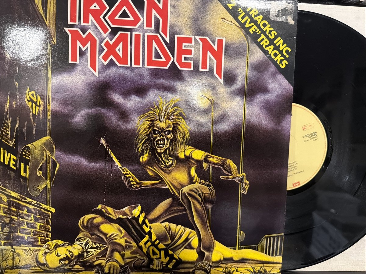 Iron Maiden – Sanctuary 12" EP 1980 EMI – 1A K052Z-07390 VG+/VG+ *NL