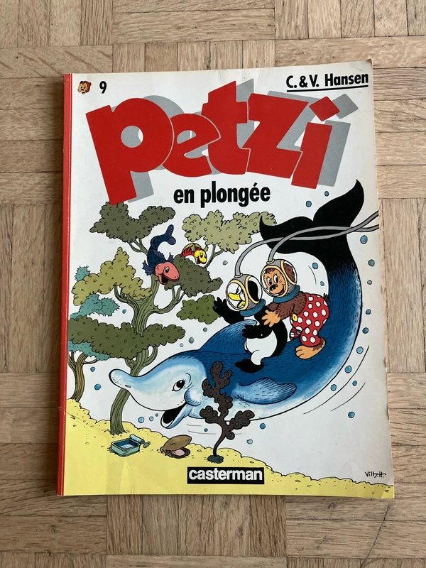 Petzi en plongée