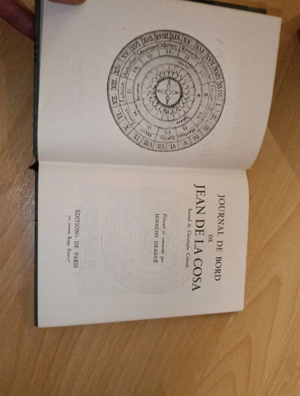 Journal de bord de Jean de la Cosa édition 1957
