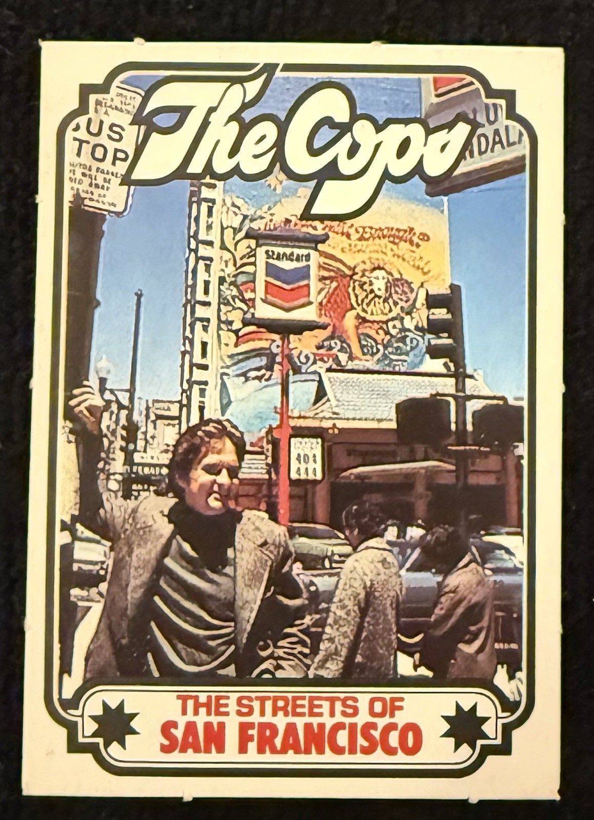 1975/76 Monty Gum 🚔 The Cops 👮 Streets Of San Francisco 🧩 Puzzle Piece 🧩 8