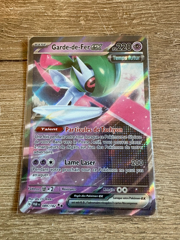 Carte Pokémon Garde de fer ex 089/182 PAR