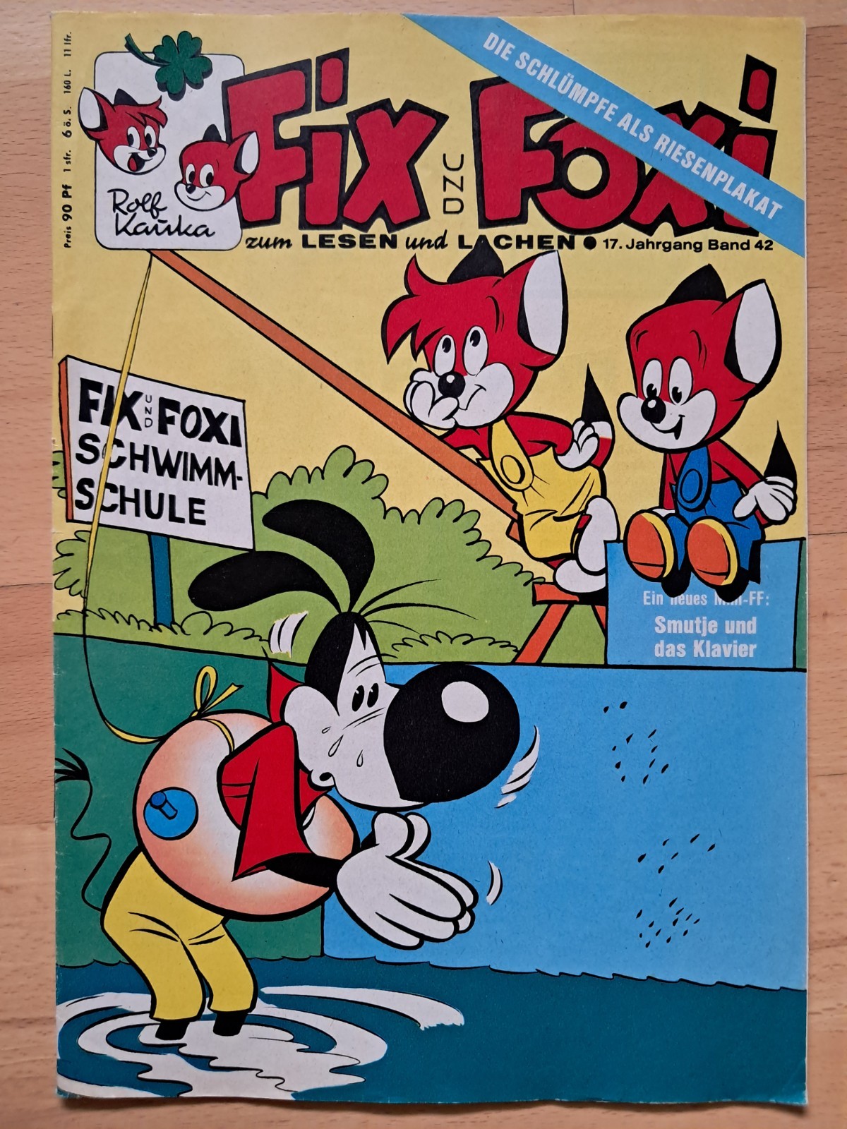 Rolf Kauka's Fix + Foxi 17° anno n.42 del 1969 con pagine artigianali minilibretto ottimo