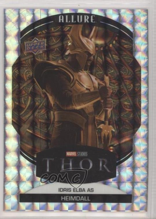 2022 Upper Deck Marvel Allure White Diamond 2/50 as Heimdall Idris Elba #7 4et