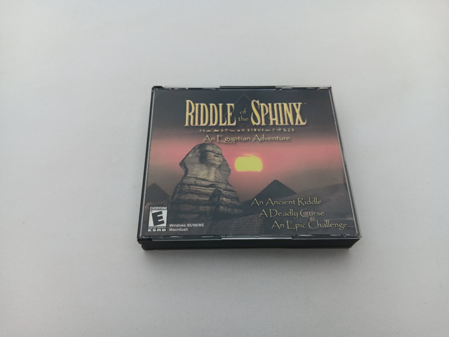 Riddle of the Sphinx An Egyptian Adventure PC Mac CD ROM Game 2000 DreamCatcher