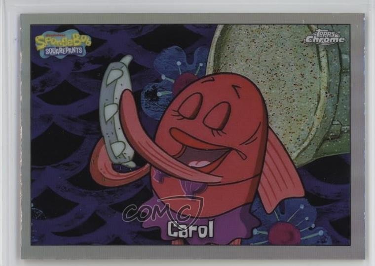 2025 Topps Chrome Spongebob 25° rifrattore Carol #125 1d2q
