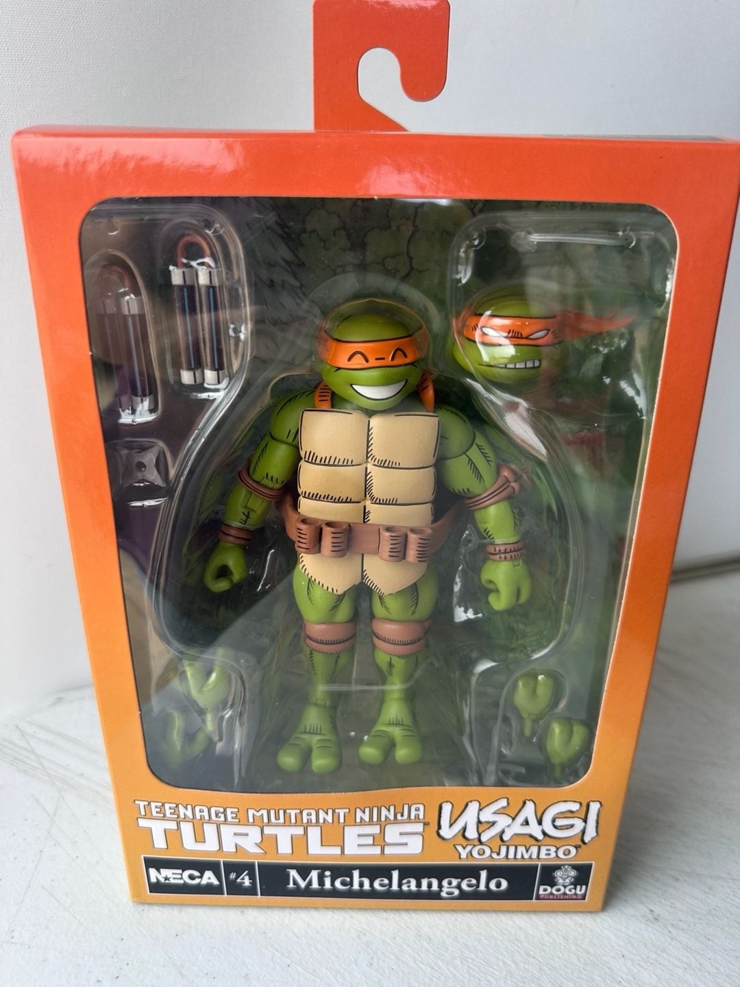 NECA Teenage Mutant Ninja Turtles Usagi Yojimbo Michelangelo Action Figure