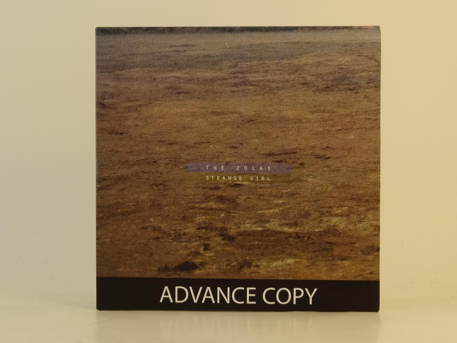 THE ZOLAS STRANGE GIRL (D70) 1 Track Promo CD Single plus Card Sleeve LIGHT ORGA
