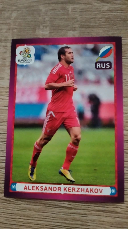 RARE panini Sticker Foot #135 Aleksandr Kerzhakov - Russie - Image Uefa Euro 2012 Poland-Ukraine