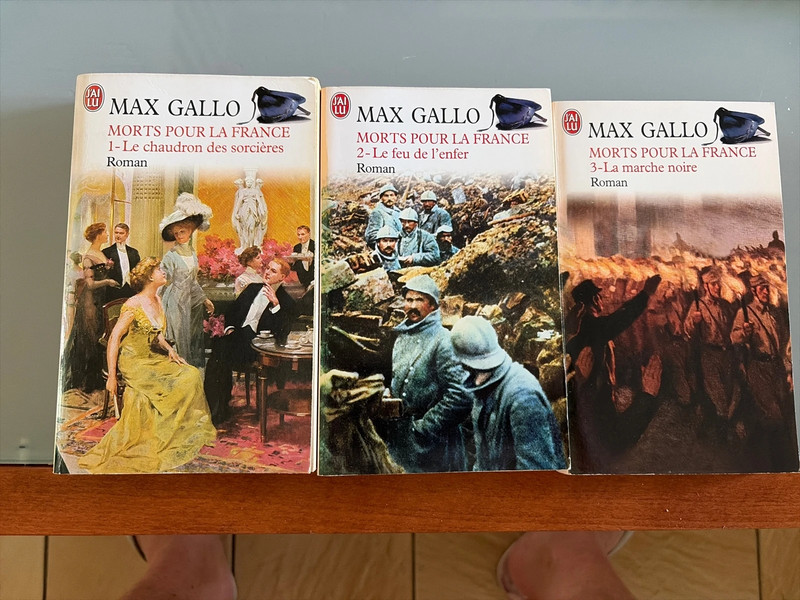 Lot de livres Morts pour la France