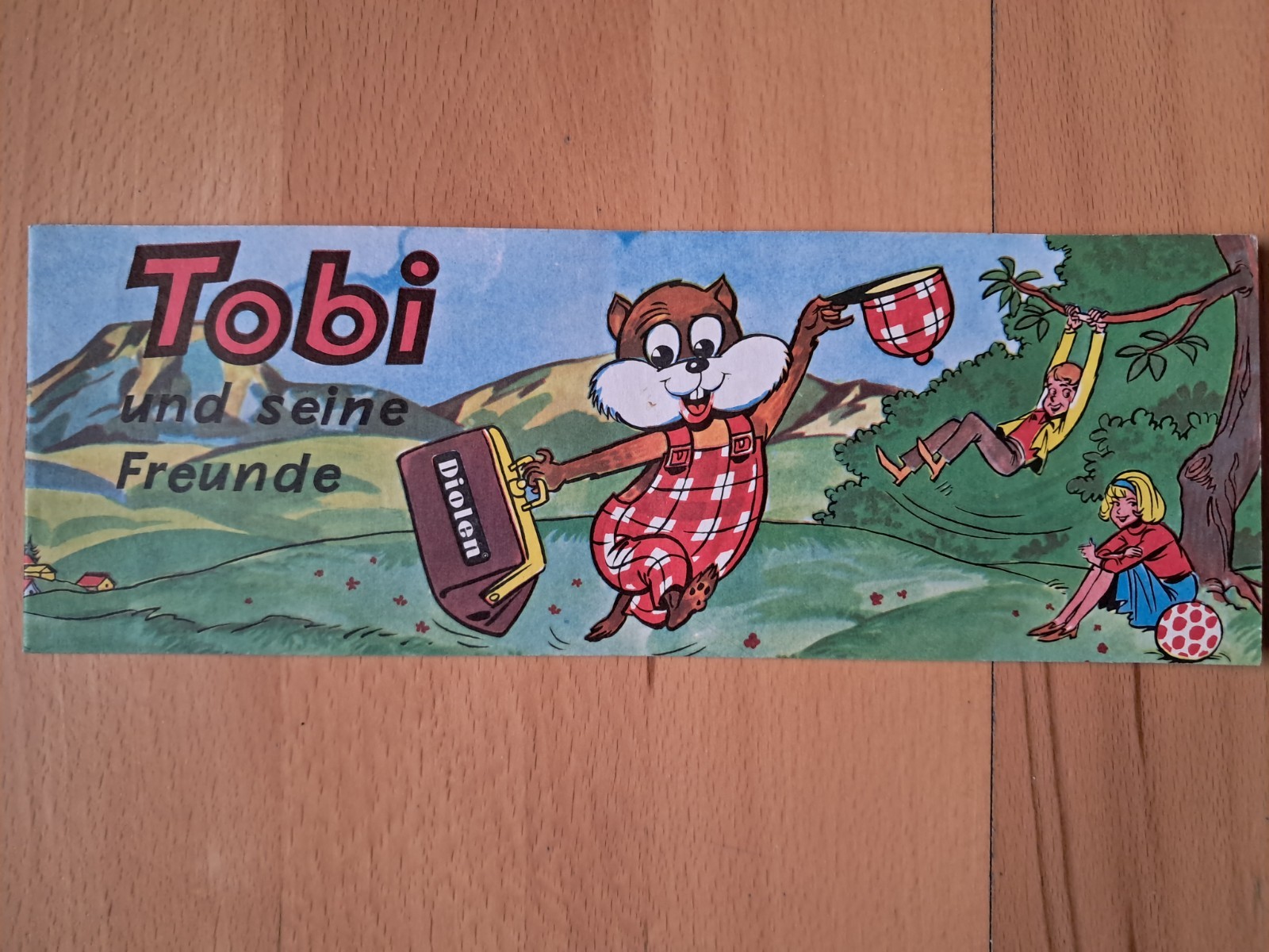 Tobi e i suoi amici del 1965 - Comicpiccolo pubblicitario DIOLENE Z1-2