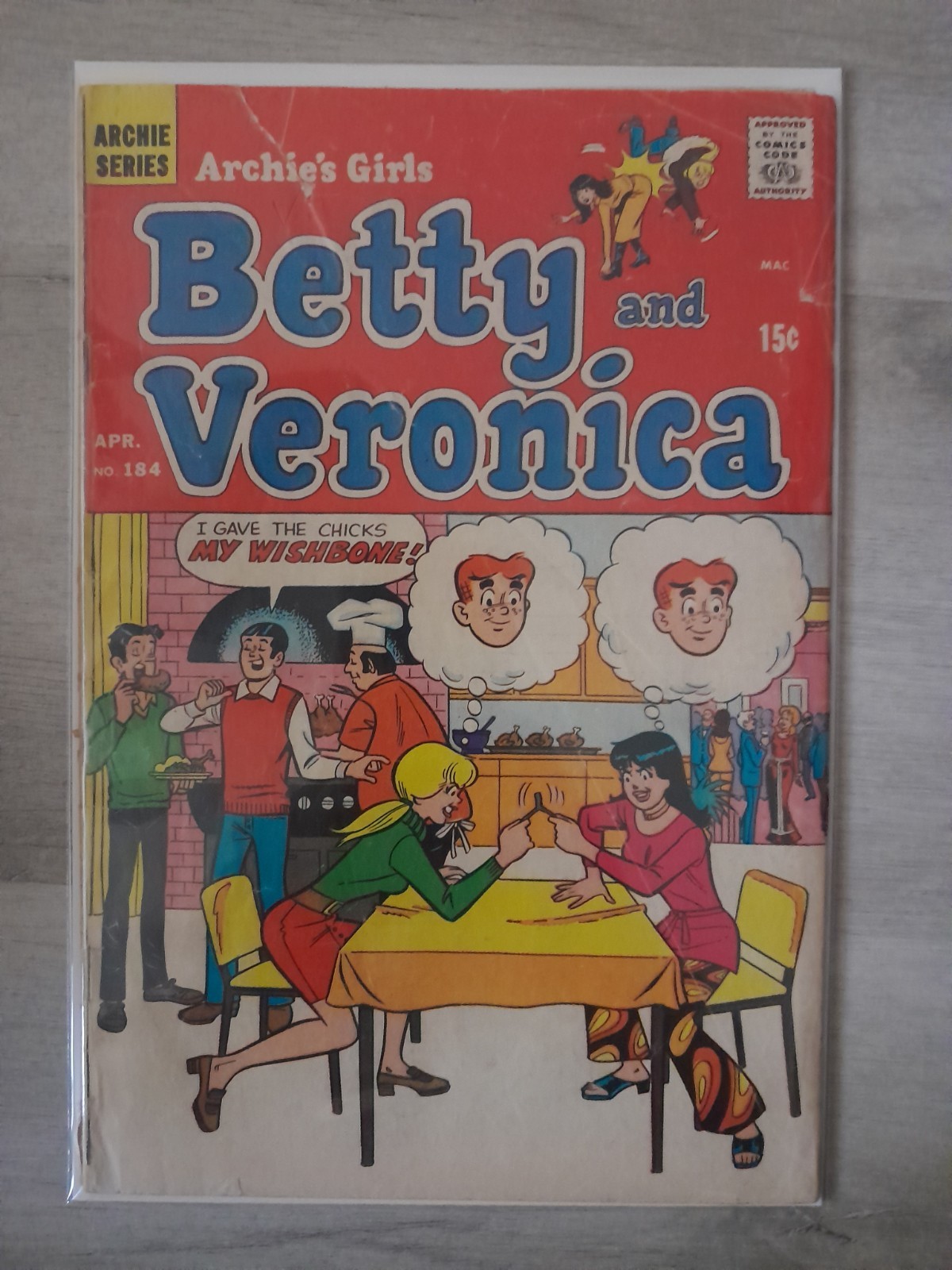 1971 Archie Comics Le ragazze di Archie Betty e Veronica #184