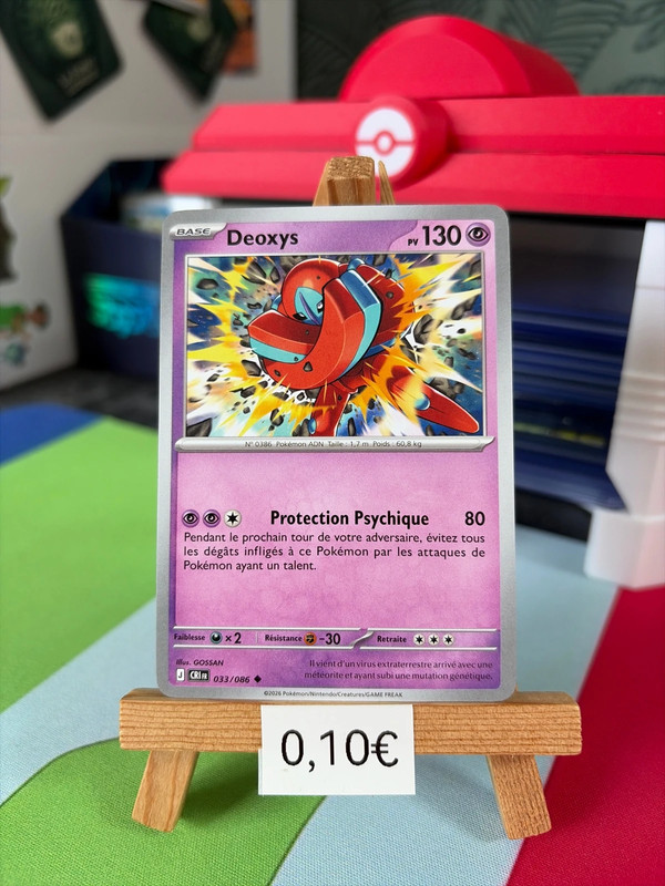 Carte Pokémon deoxys - 033/086