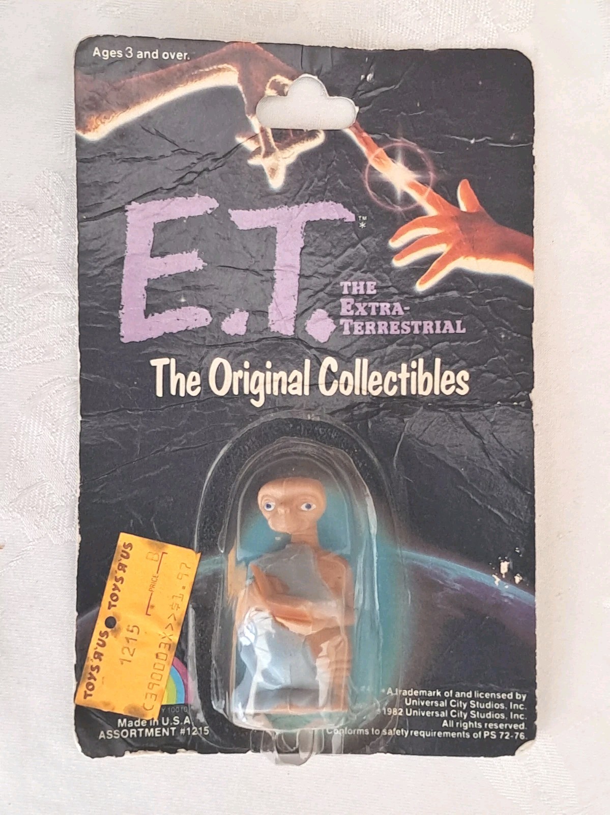LJN 1982 E.T. The Extra Terrestrial The Original Collectibles Figurina Cardata