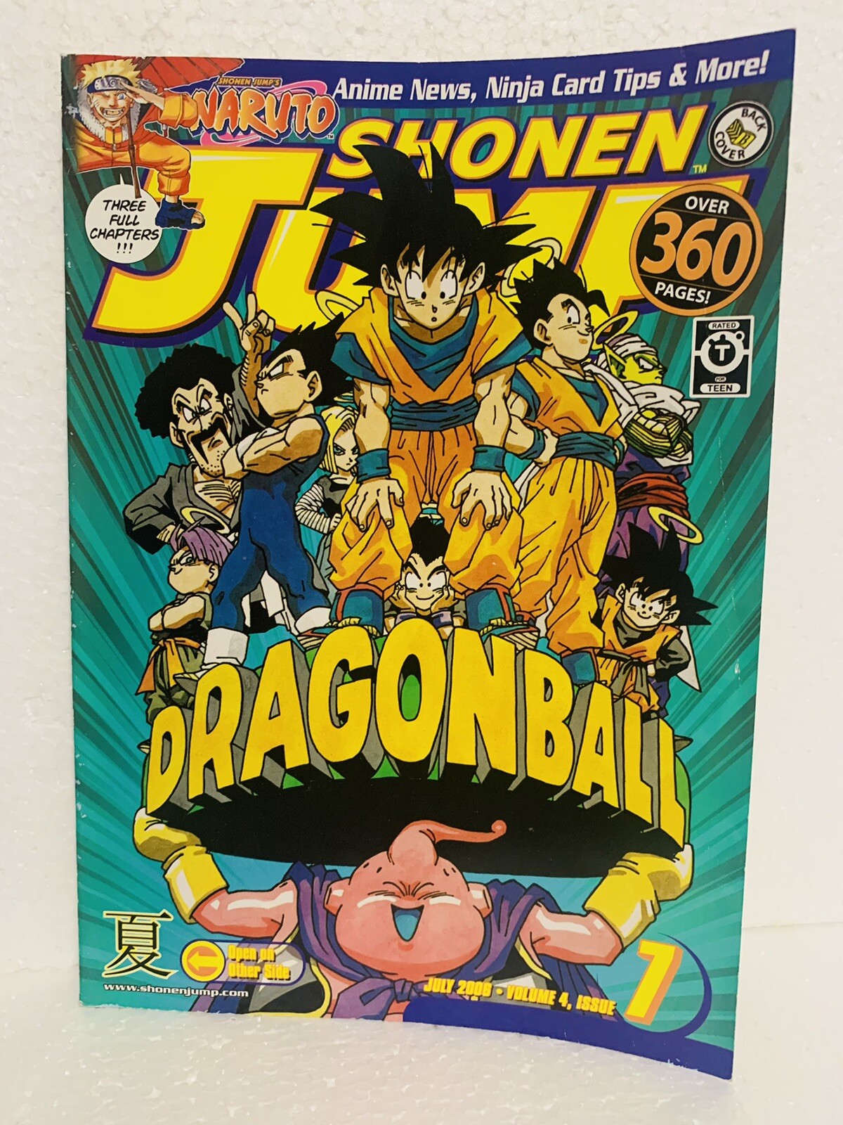 Shonen Jump Luglio 2006 Volume 4 Numero 7 Manga Rivista Dragonball Buso Renkin