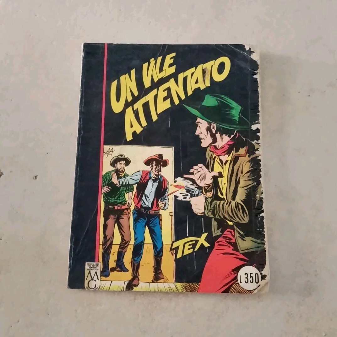 Edizioni Araldo Tex Gigante n. 28 Un vile attentato G.L. Bonelli 1966 ITA
