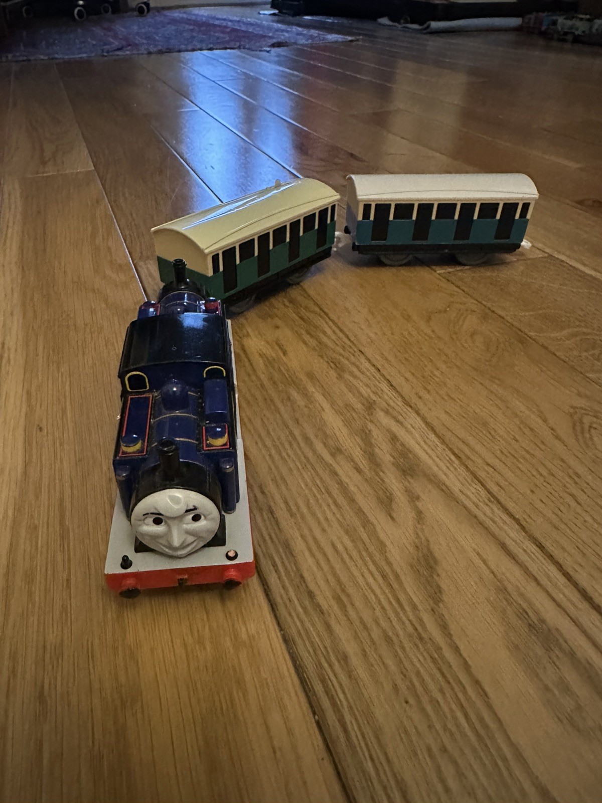 Trackmaster Tomy battery Mighty Mac 2 carriages 1 Motor Thomas the tank tested 