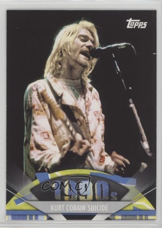 2011 Topps American Pie Kurt Cobain Suicide #170 9h3