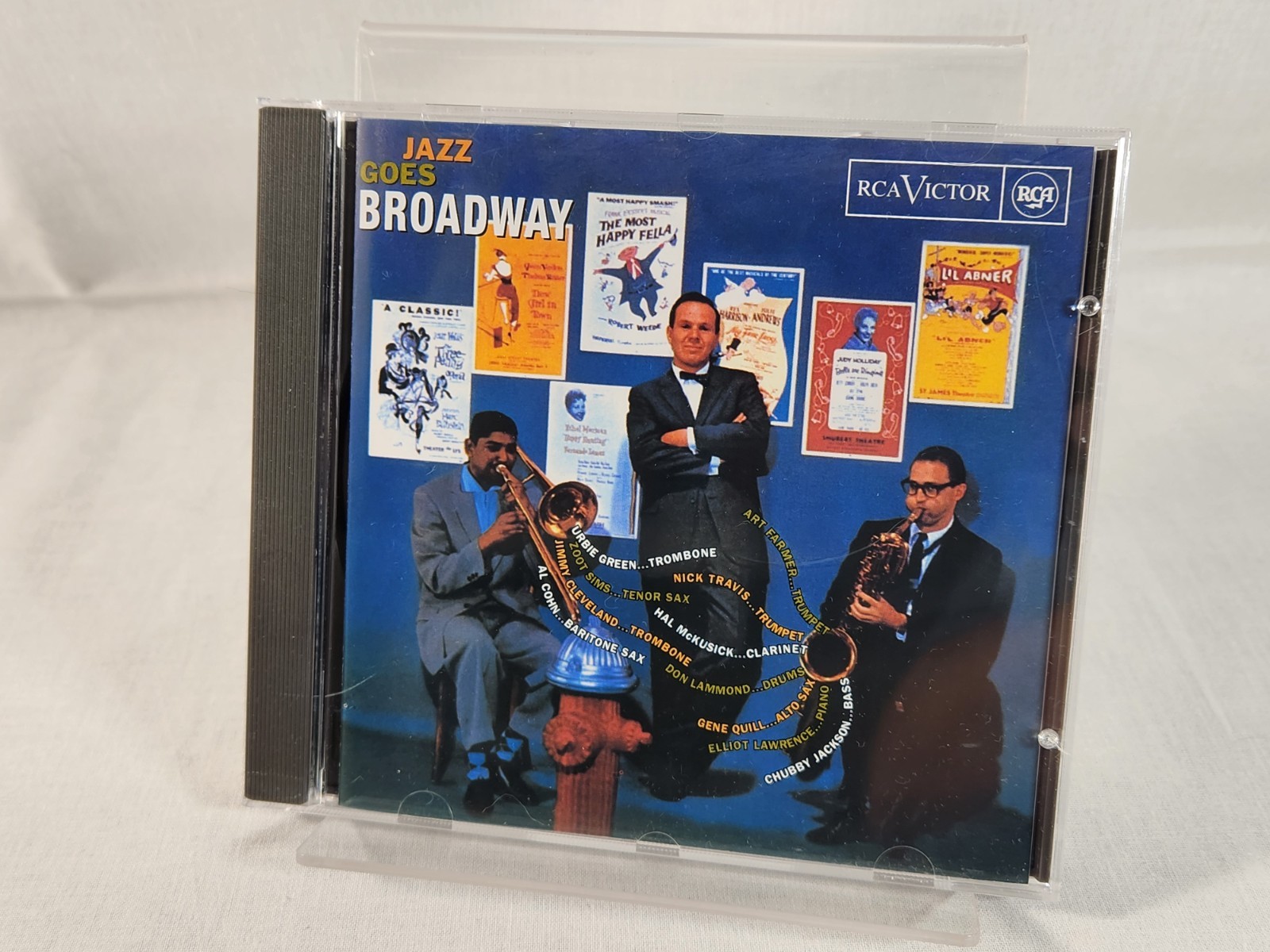 JAZZ GOES BROADWAY Elliot Lawrence Al Cohn 1957 CD 1997 RCA/BMG Disc NEAR MINT