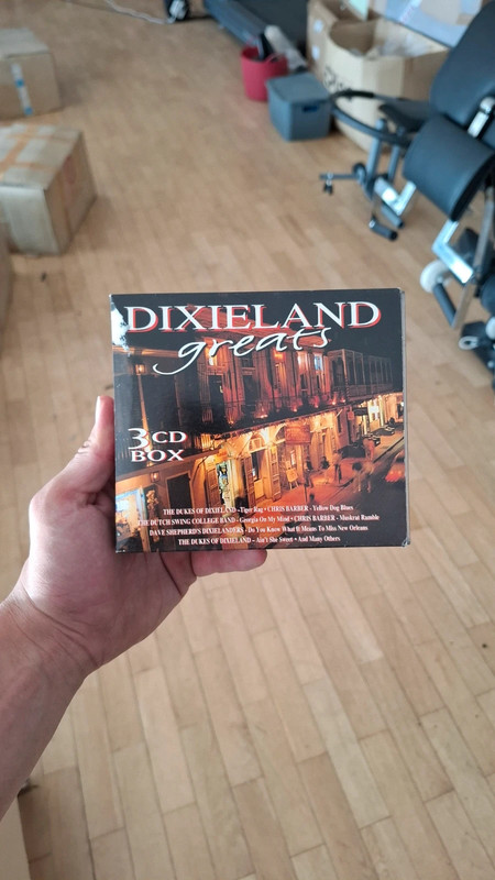 CD Dixieland Greats caixa com 3 CDs novo e selado